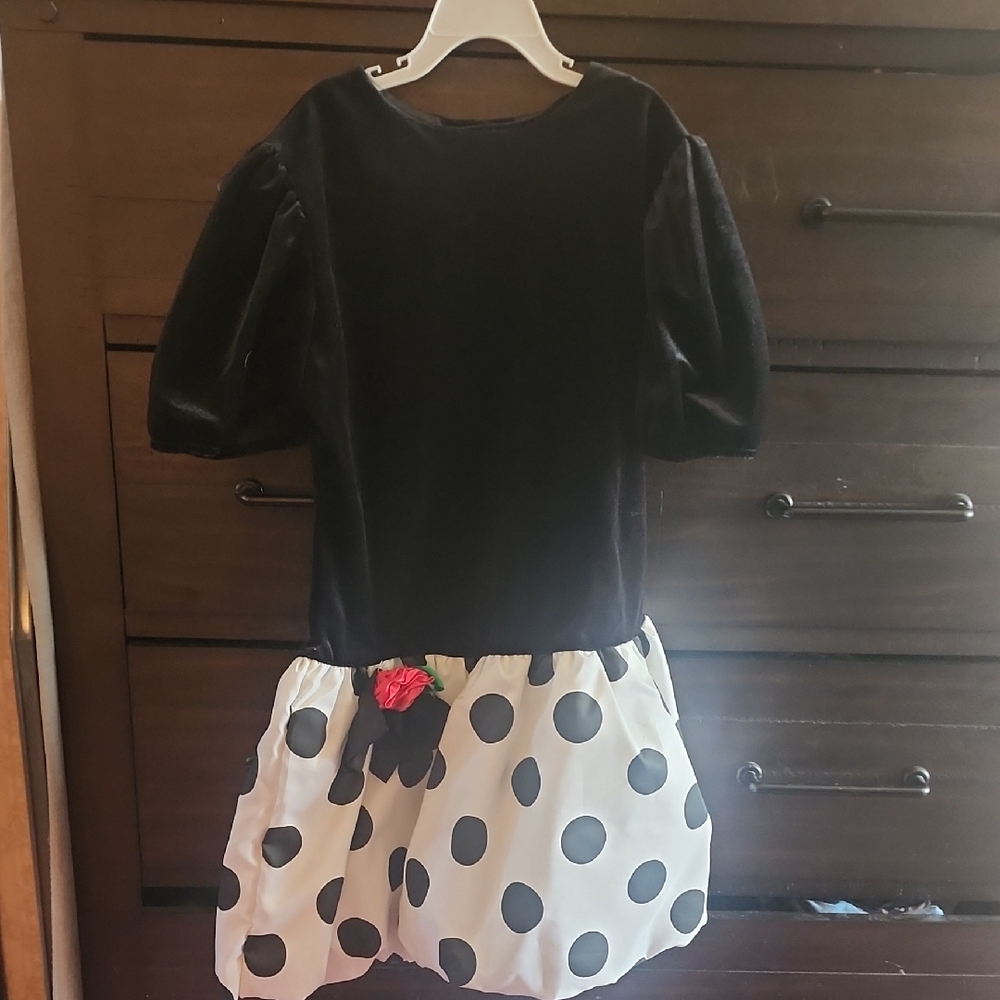 Black and White Polka Dot Dress